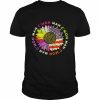 C’mon Man American Flag Rainbow Hippie Tie Dye Sunflower Shirt Classic Men's T-shirt