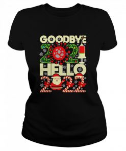 Goodbye Covid Corona 2021 Hello 2022 Shirt Classic Women's T-shirt