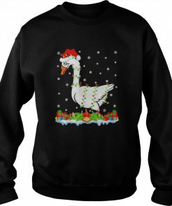 Goose Family Matching Santa Hat Goose Christmas Shirt Unisex Sweatshirt