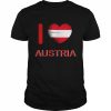 I Love Austria, My Home, My Country, Heart Switzerland Shirt Classic Men's T-shirt
