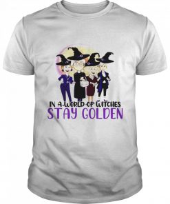 In A World Of Witches Stay Golden Shirt Cloth Face Mask