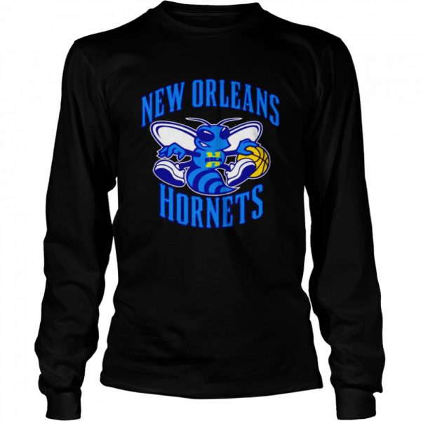 New Orleans Hornets Team  Long Sleeved T-shirt
