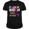 fuck Biden shove gun control up your  Classic Men's T-shirt