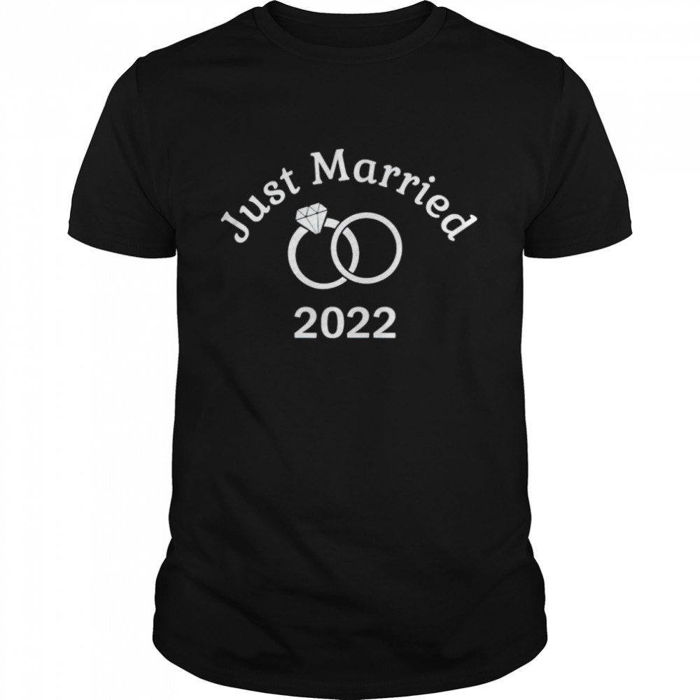 2022 Wedding Ring Matching Couple Just Married shirt