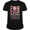 Alabama Crimson Tide forever not just when we win signatures  Classic Men's T-shirt