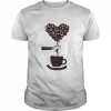 Coffee Beans Heart Barista Espresso Lover Coffeemaker Shirt Classic Men's T-shirt