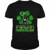 St Patrick’s Day My Heart Is Held By The Paws Of A Black French Bulldog Shirt Classic Men's T-shirt