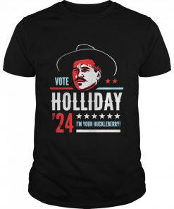 vote Doc Holliday 2024 I’m your huckleberry  Classic Men's T-shirt