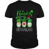 Nurses Love Shenanigans Funny Gnomes Nurse St Patrick’s Day Shirt Classic Men's T-shirt