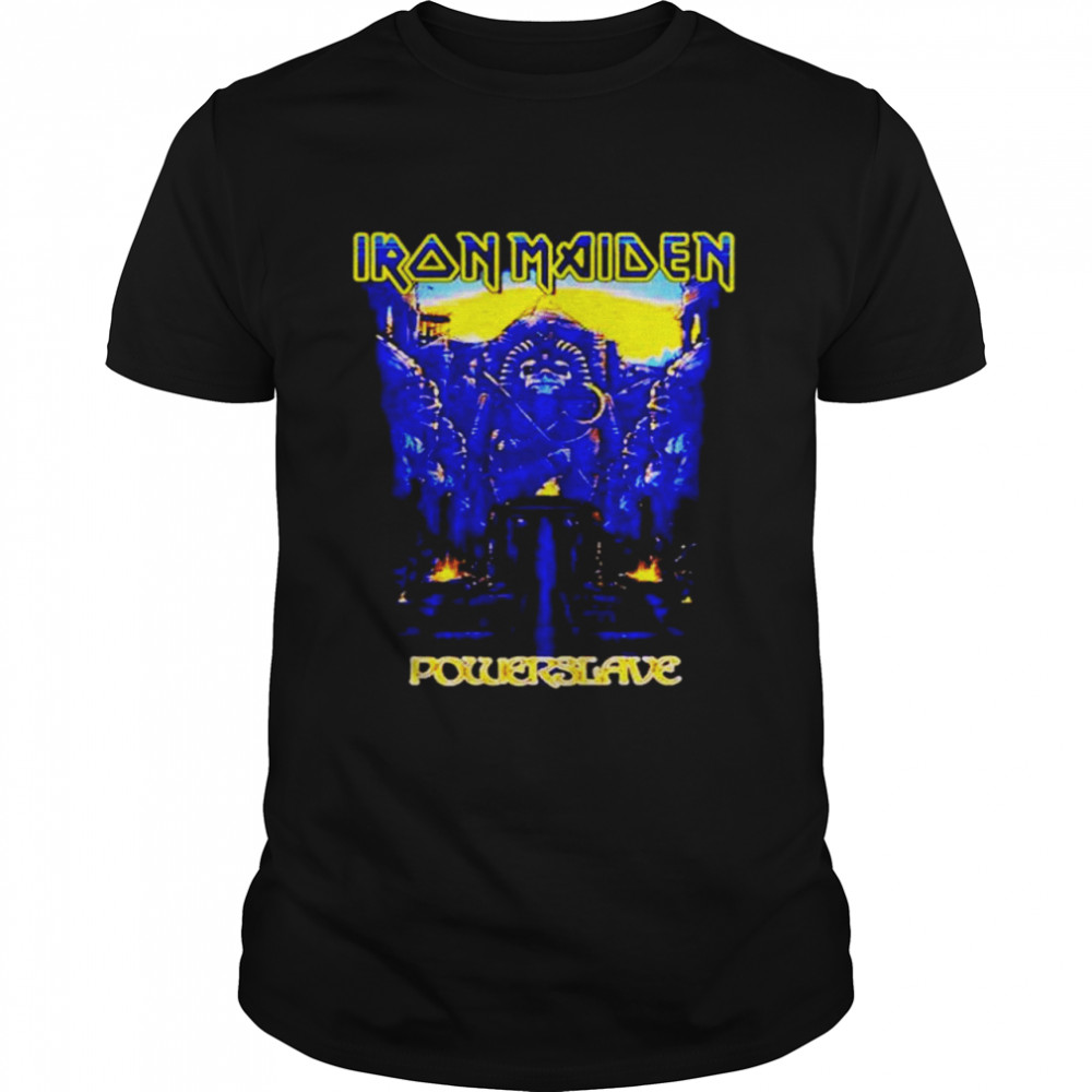 Iron Maiden Dark Ink Powerslaves  Classic Men's T-shirt