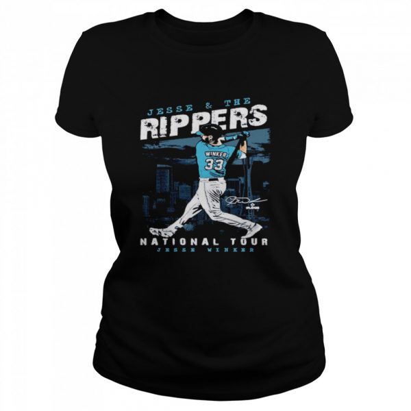 Jesse and the Rippers national tour Jesse Winker T- Classic Women's T-shirt