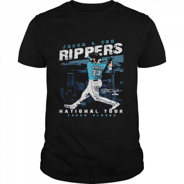 Jesse and the Rippers national tour Jesse Winker T- Cloth Face Mask