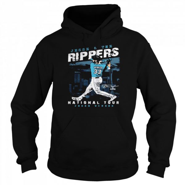 Jesse and the Rippers national tour Jesse Winker T- Unisex Hoodie