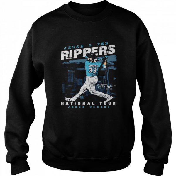 Jesse and the Rippers national tour Jesse Winker T- Unisex Sweatshirt
