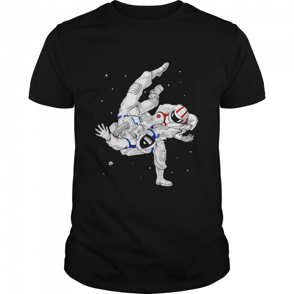Judo astronauts wrestling shirt