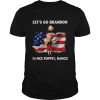 Lets Go Funny Biden Puppet USA Flag Conservative  Classic Men's T-shirt
