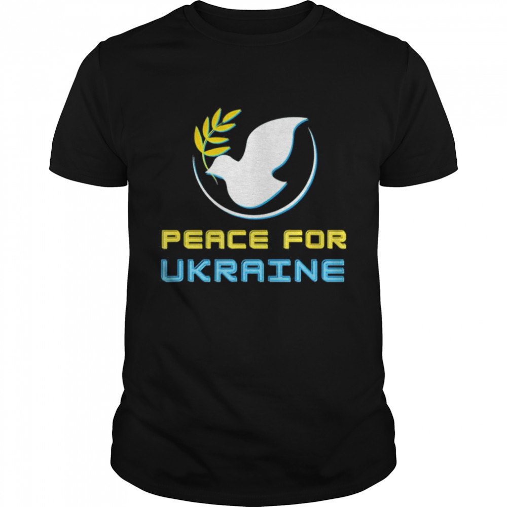 Stop Russian Peace for Ukraine Dove Stop War Shirt