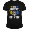 The Ghost of Kyiv Stand With Ukraine Flag  Classic Men's T-shirt