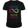 utistic pride there is no cure for being yourself  Classic Men's T-shirt