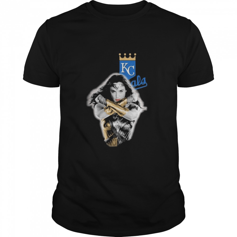 Wonder Woman Kansas City Royals T-shirt