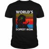 World’s dopest mom weed soul cannabis vintage  Classic Men's T-shirt