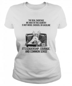 Biden it’s leadership courage and common sense  Classic Women's T-shirt