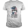 Mother by choice pro choice messy bun us flag women rights  Classic Men's T-shirt