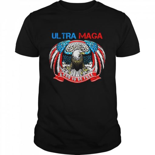 Ultra MEGA vintage pro Trump US Flag anti-Biden Tee Shirt Classic Men's T-shirt