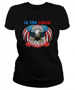 Ultra MEGA vintage pro Trump US Flag anti-Biden Tee Shirt Classic Women's T-shirt
