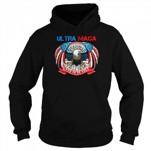 Ultra MEGA vintage pro Trump US Flag anti-Biden Tee Shirt Unisex Hoodie