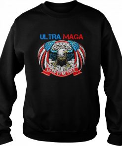 Ultra MEGA vintage pro Trump US Flag anti-Biden Tee Shirt Unisex Sweatshirt
