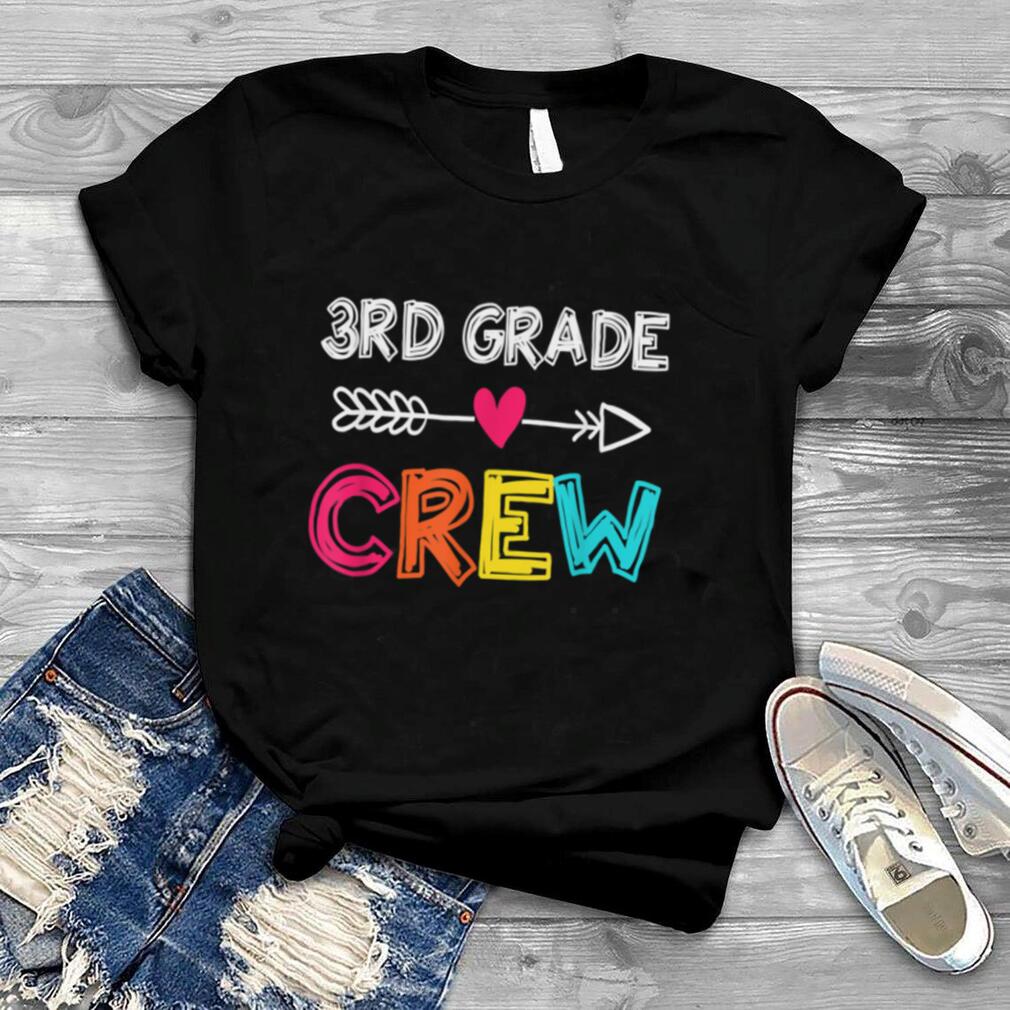 3rd Grade Crew Back To School 2022 Teacher Student T Shirt