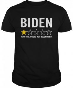 Biden 1 star review very bad would not recommend  Classic Men's T-shirt