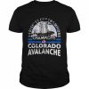 Colorado Avalanche Majestic Threads 3-Time Stanley Cup Champions  Classic Men's T-shirt