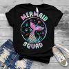 Mermaid Squad Themed Birthday Party Mermaids Family Matching T Shirt