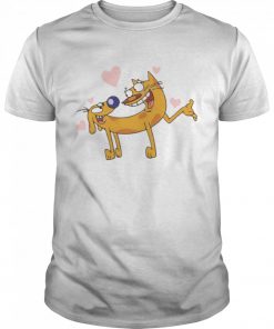 Lovely Movie Funny Cartoon Cute Catdog  Classic Men's T-shirt