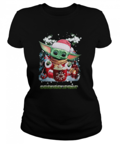 Baby Yoda Christmas Spirit  Classic Women's T-shirt