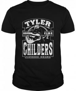 Black And White Art Tyler Childers Feathered Indians  Classic Men's T-shirt