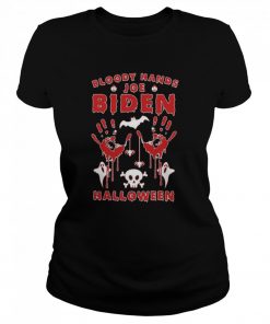 Bloody Hands Joe Biden Halloween  Classic Women's T-shirt