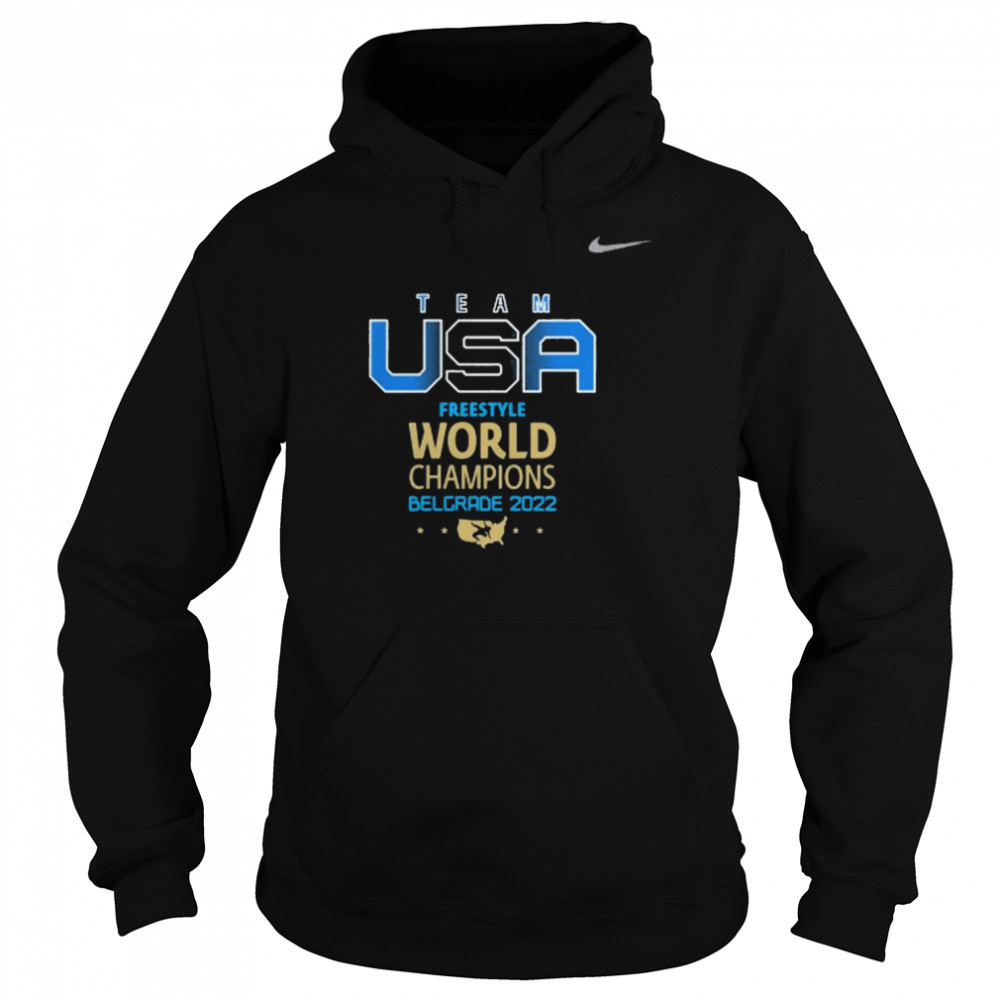 Nike Team USA Freestyle World Champions Belgrade 2022  Unisex Hoodie