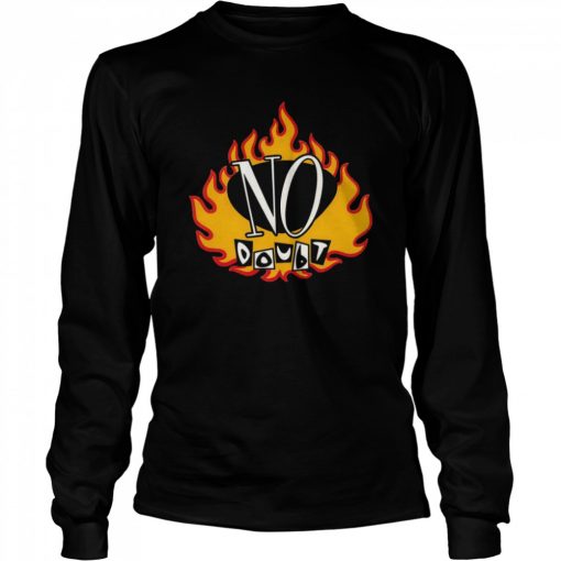 No Doubt Flame Logo Blake Shelton  Long Sleeved T-shirt